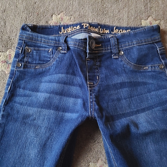 Justice Premium Jeans skinny blue, NWOT - Picture 9 of 9